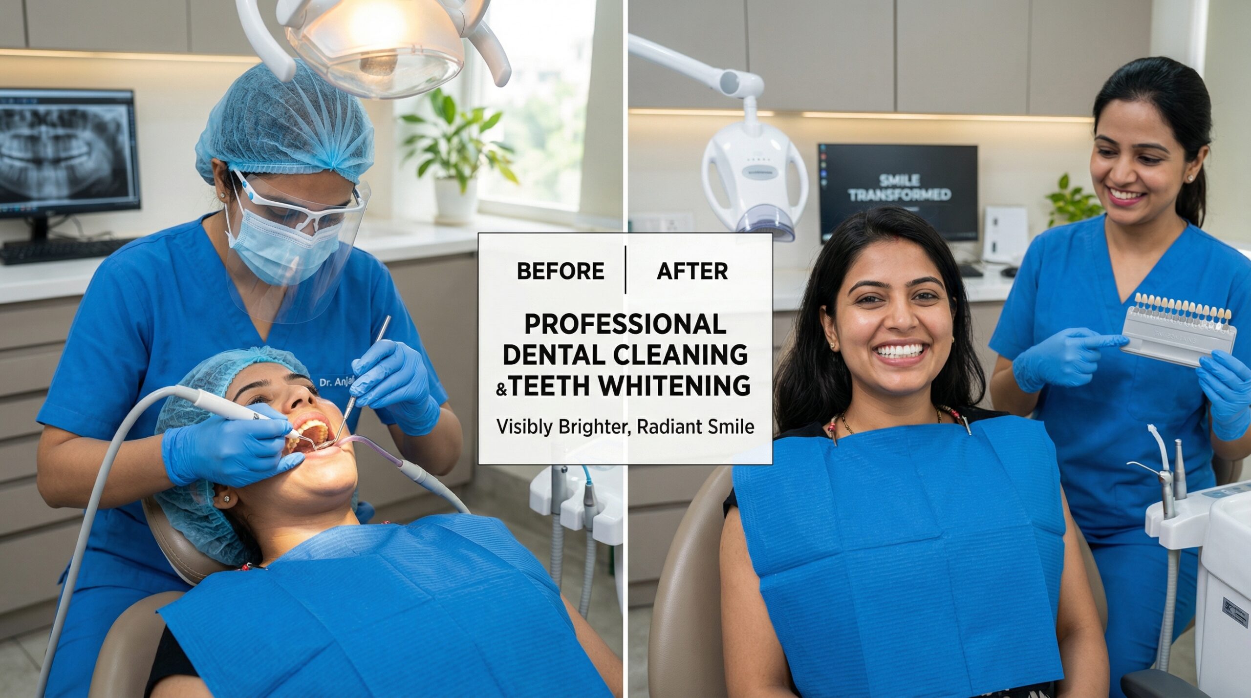 Dental Cleaning vs Whitening